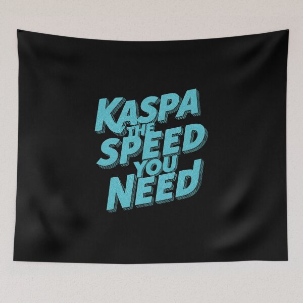 Item preview, The Future Is Fast. The Future Is Kaspa. designed and sold by RadDeck.