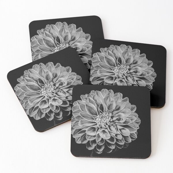 Item preview, Dahlia in black and white designed and sold by Steven Weeks.