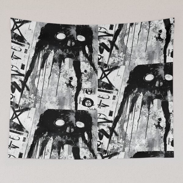 Item preview, Print0013 - GRIME DROPS - Tag it Your Way - Graffiti Tagger Blank - urban noir grunge backdrop, grayscale-style templates for Street Artists, Taggers, Bomberz • GRAFFITI BLANKS • Tag-Ready | Art-Ready designed and sold by NoveltyVariety.