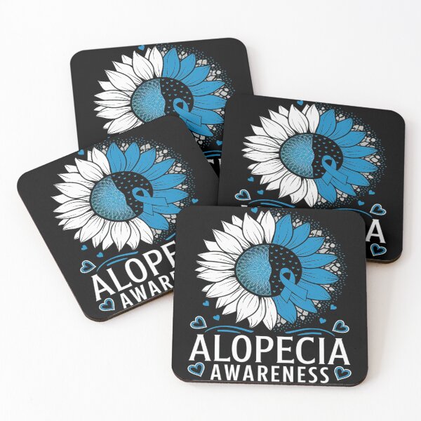 Item preview, We Wear Blue Alopecia Areata Awareness Month designed and sold by Nekusa.