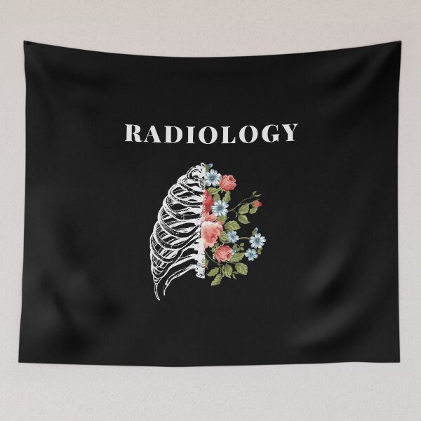 Item preview, Half Ribcage Floral Fusion Radiology designed and sold by medicalzone.