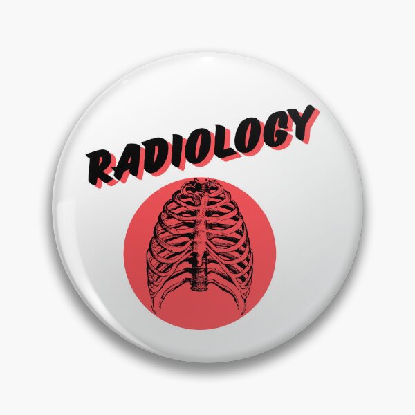 Item preview, Radiology Ribcage Shirt | Black & Red Vintage X-Ray Typography Tee designed and sold by medicalzone.