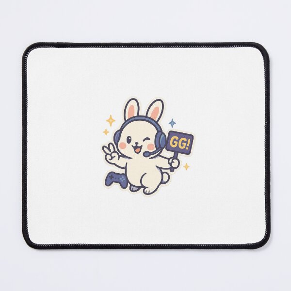 Item preview, GG Bunny - Gamer Victory designed and sold by dropdabunny.