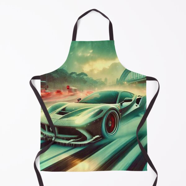 Item preview, Arctic Drift King - Neon Snow Race Art" designed and sold by Ghost Archer Illusions.
