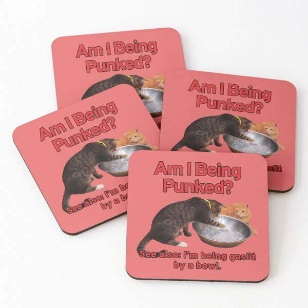 Item preview, Funny Cats Am I Being Punked? designed and sold by HappyHavenStu.