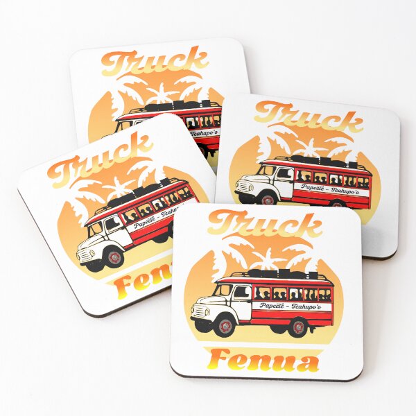 Item preview, Polynesian Truck (red) designed and sold by Nesian-Tahiti.
