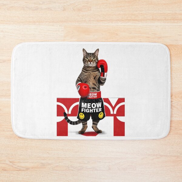 Item preview, Badass Boxing Cat Shirt – Cool Funny Kitty in Gloves designed and sold by BeYourself1993.