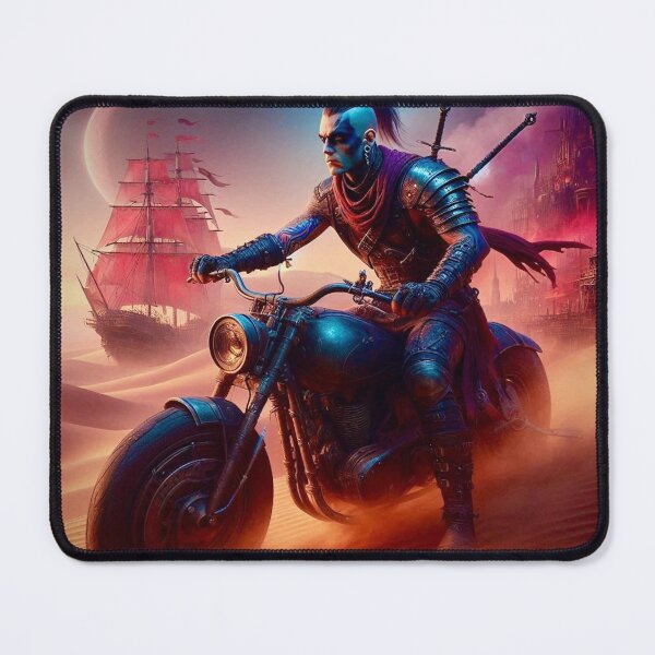 Item preview, "Glacial Sky Captain - Neon Frost Pirate Art" designed and sold by Ghost Archer Illusions.