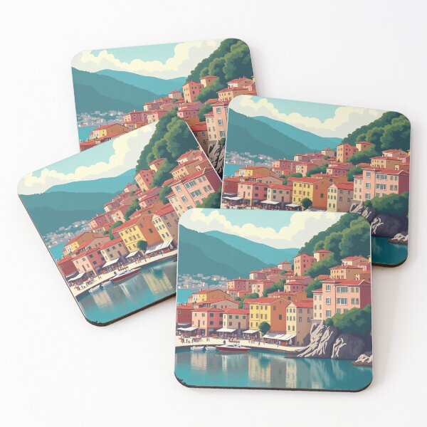 Item preview, La Spezia Travel Poster, Perfect Gift for Travel Enthusiasts, Vintage Style Wall Art, Italy Wall art for home decor, La Spezia print designed and sold by Thegalleryshop1.