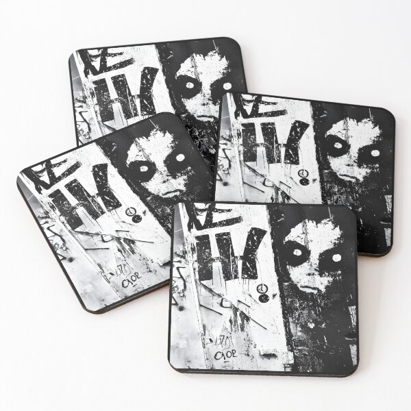Item preview, Print0015 - GRIME DROPS - Tag it Your Way - Graffiti Tagger Blank - urban noir grunge backdrop, grayscale-style templates for Street Artists, Taggers, Bomberz • GRAFFITI BLANKS • Tag-Ready | Art-Ready designed and sold by NoveltyVariety.