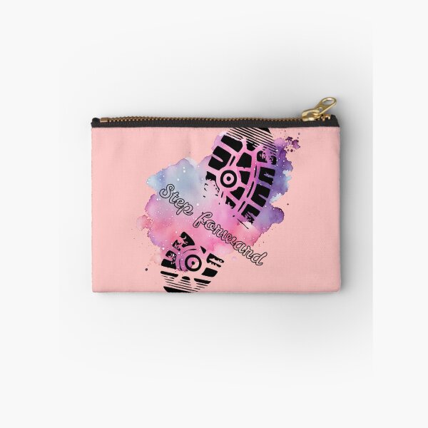 Item preview, Step Forward – Watercolor Footprint Motivational Design designed and sold by NovaDropDesigns .