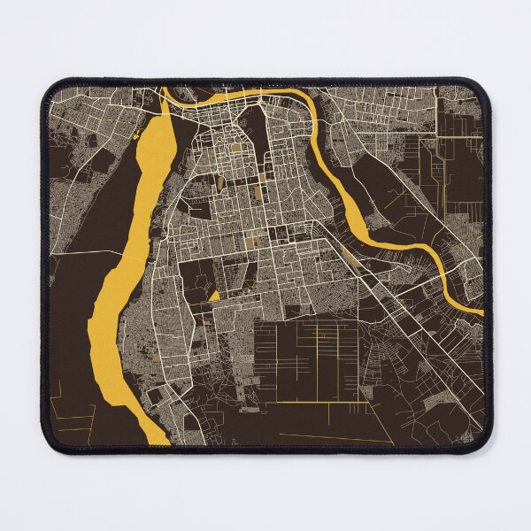 Item preview, Khartoum City Map of Sudan - Pastel designed and sold by deMAP.