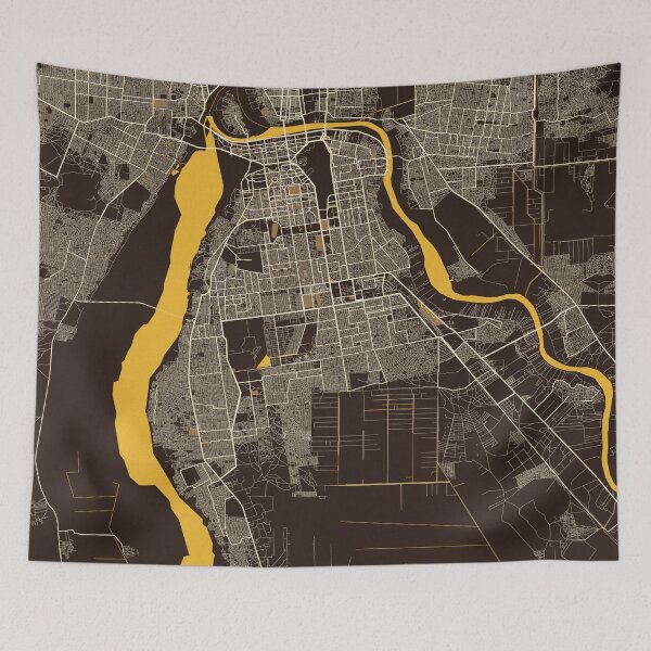 Item preview, Khartoum City Map of Sudan - Pastel designed and sold by deMAP.