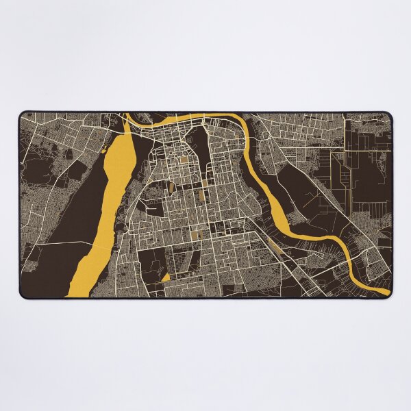 Item preview, Khartoum City Map of Sudan - Pastel designed and sold by deMAP.