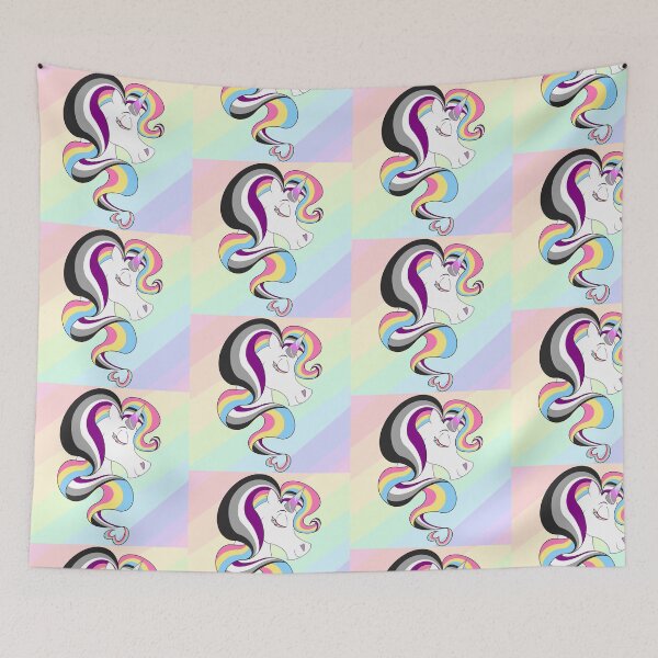 Item preview, Panromantic Asexual Unicorn designed and sold by RandomCreature83.