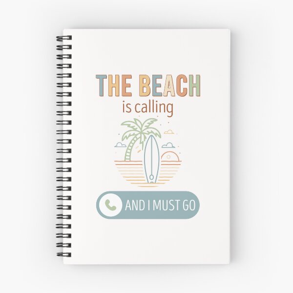 Item preview, The Beach Is Calling And I Must Go Retro Surf Escape designed and sold by mahsanart.