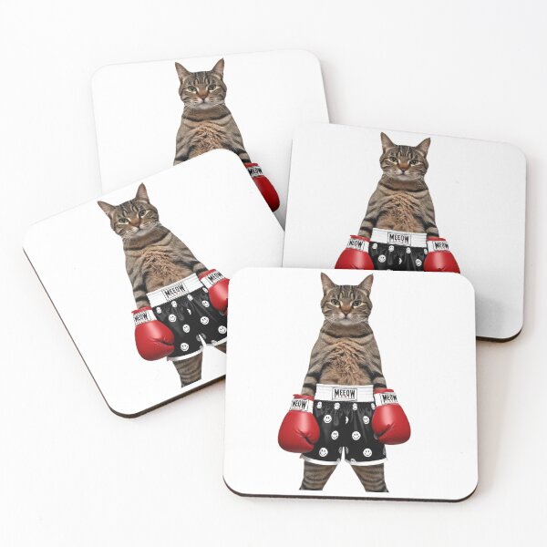 Item preview, Boxing Cat T-Shirt – Funny Cool Fighter Kitty for Cat Lovers designed and sold by BeYourself1993.