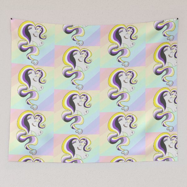 Item preview, Nonbinary Unicorn designed and sold by RandomCreature83.