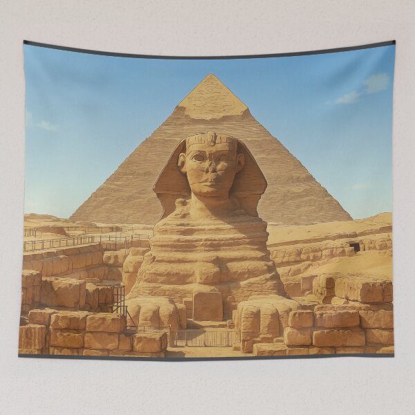 Item preview, The Sphinx and The Great Pyramid designed and sold by KAI-Studio.