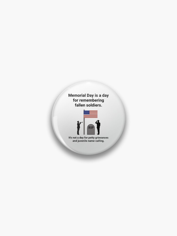 Thumbnail 1 of 3, Pin, Memorial Day designed and sold by RACHELDF.