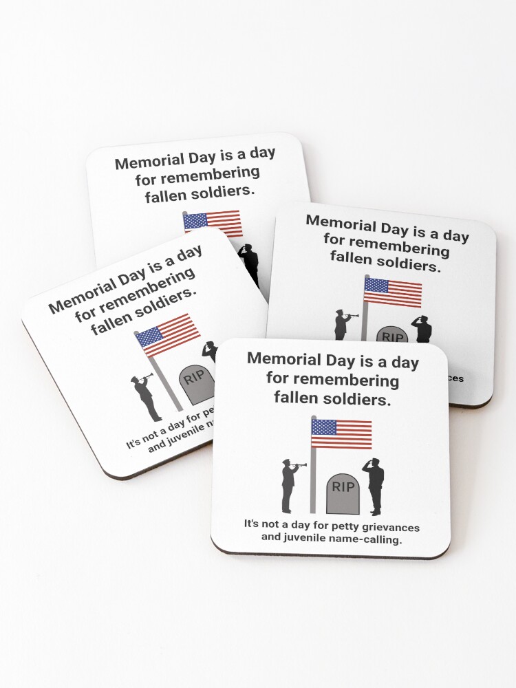 Thumbnail 1 of 5, Coasters (Set of 4), Memorial Day designed and sold by RACHELDF.