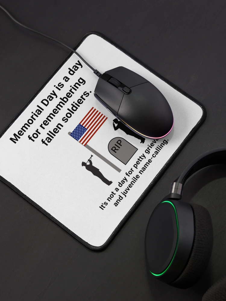 Thumbnail 4 of 5, Mouse Pad, Memorial Day  designed and sold by Rachel the Artist .