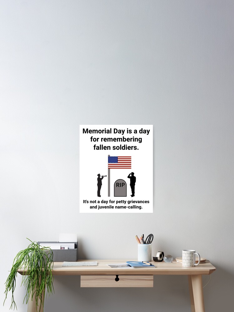 Thumbnail 2 of 3, Poster, Memorial Day designed and sold by RACHELDF.