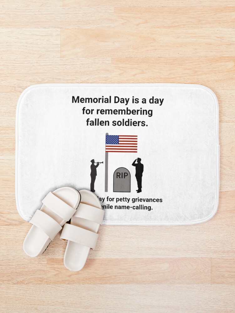 Thumbnail 1 of 6, Bath Mat, Memorial Day designed and sold by RACHELDF.