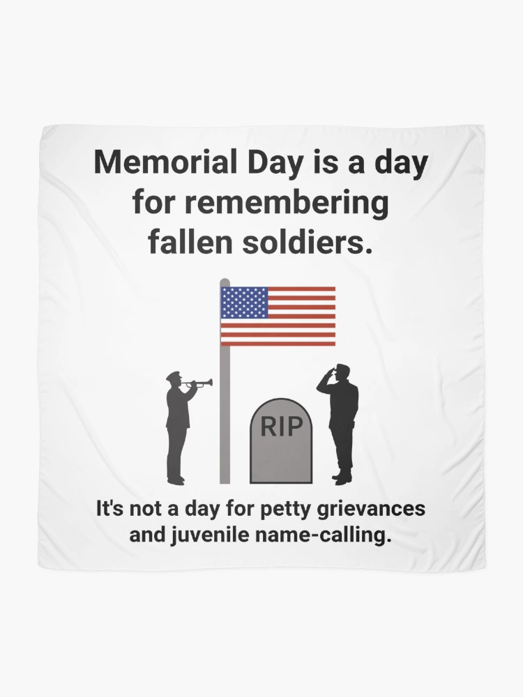 Thumbnail 2 of 3, Scarf, Memorial Day designed and sold by Rachel the Artist .