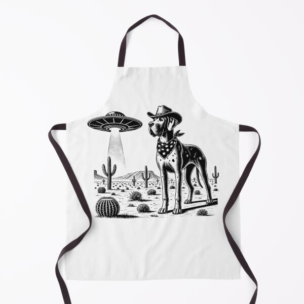 Item preview, Vintage Retro Great Dane UFO Western Country Wild West Dog Mom Dad designed and sold by Kimberley King Art King Art.