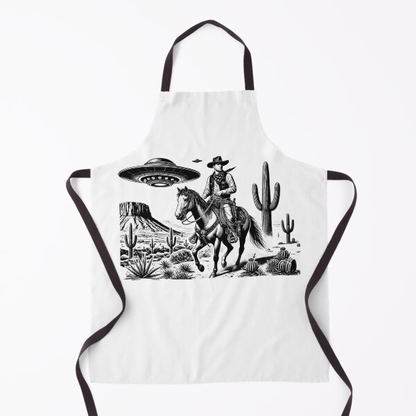 Item preview, Vintage Retro 90s Horse Western Country UFO Western Wild West designed and sold by Kimberley King Art King Art.