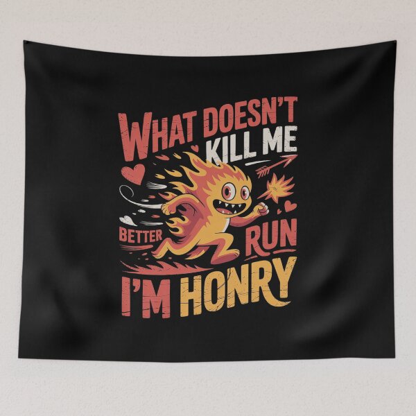 Item preview, What Doesn't Kill Me Better Run I'm Horny designed and sold by Nekusa.
