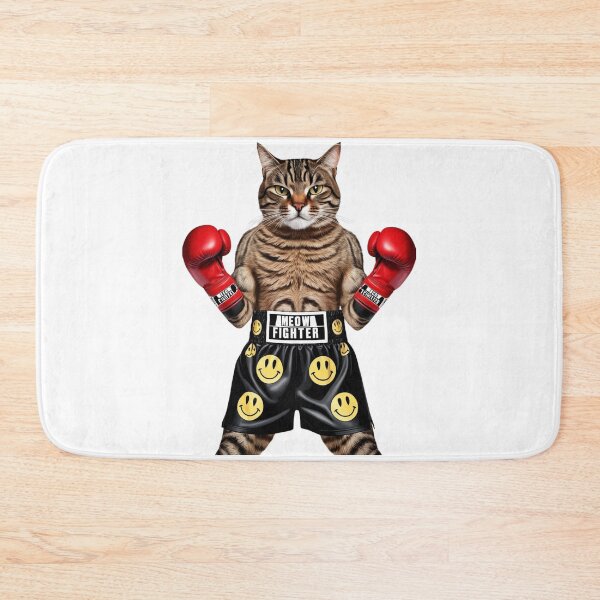 Item preview, Fighting Cat T-Shirt – Cute & Tough Kitty Boxer Design designed and sold by BeYourself1993.