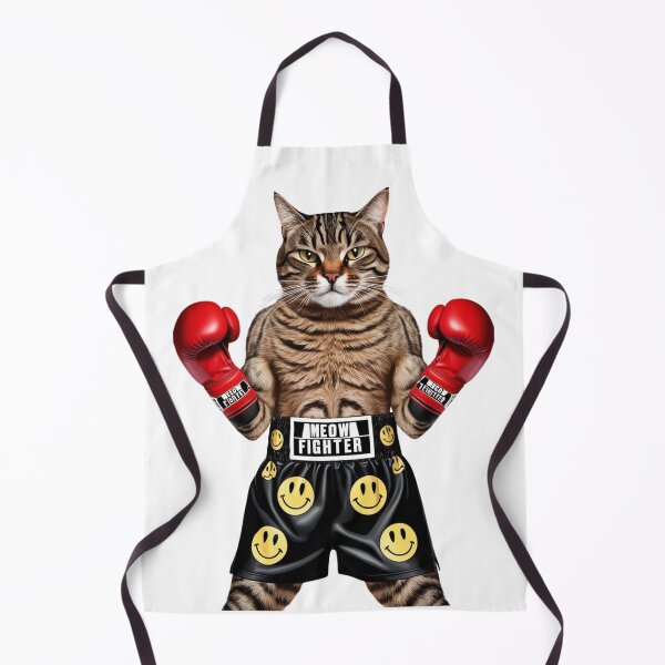 Item preview, Fighting Cat T-Shirt – Cute & Tough Kitty Boxer Design designed and sold by BeYourself1993.