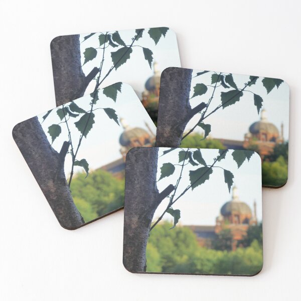 Item preview, Glasgow Govan Old Town Hall in Spring Time designed and sold by BethsdaleArt.