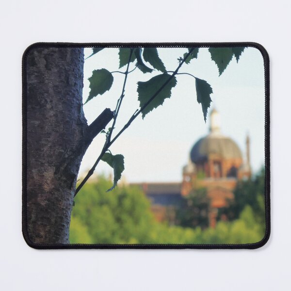 Item preview, Glasgow Govan Old Town Hall in Spring Time designed and sold by BethsdaleArt.