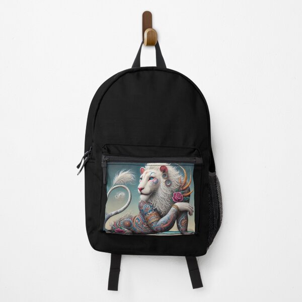 Item preview, Tattooed albino white lion designed and sold by Astralia.