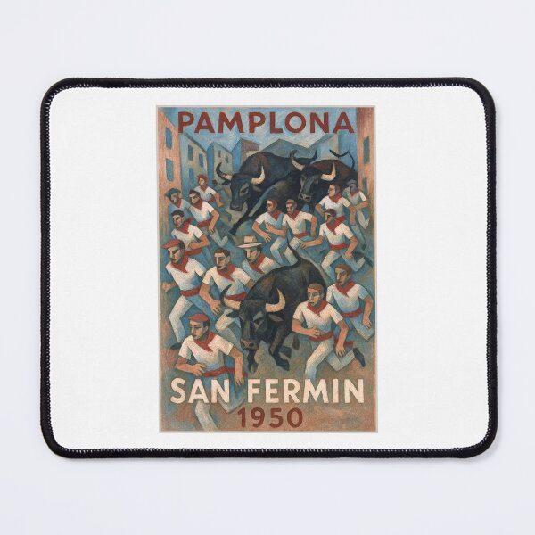 Item preview, 1950 Pamplona San Fermin Festival Poster designed and sold by retrographics.