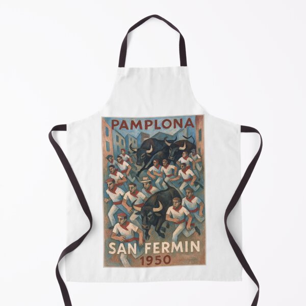 Item preview, 1950 Pamplona San Fermin Festival Poster designed and sold by retrographics.