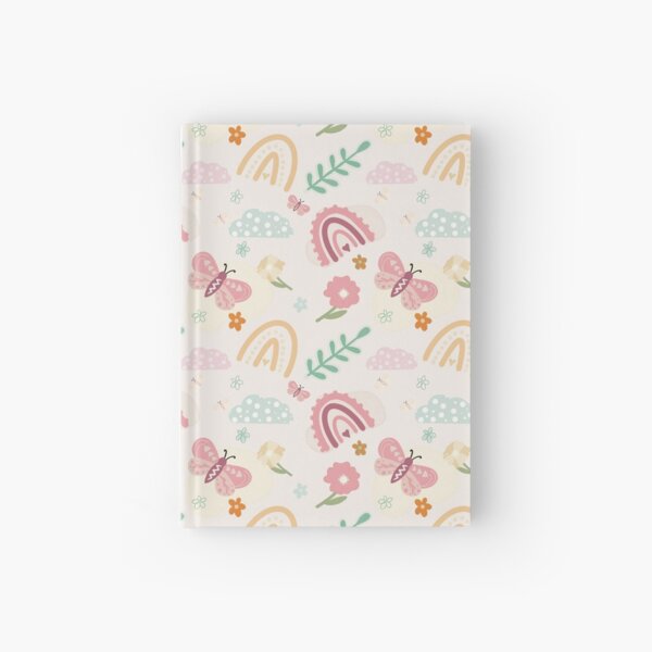 Item preview, Whimsical Baby Room Pattern with Rainbows, Flowers, and Butterflies designed and sold by Vívian Creative Studio.