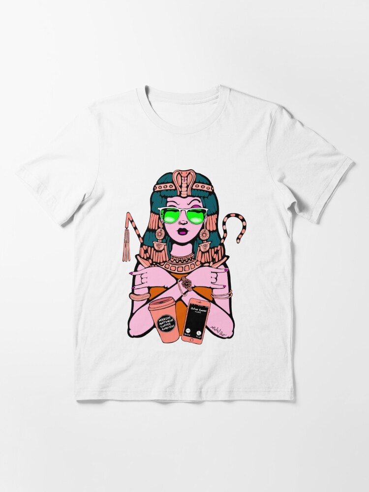 Cleopatra Ceo Funky Orange T Shirt By Ewengur Redbubble