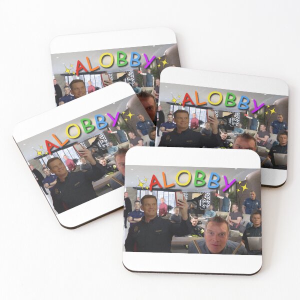 Item preview, Bobby in a Lobby (with alobby text) designed and sold by RuthandRose.