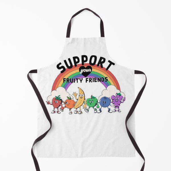 Item preview, Support Your Fruity Friends - LGBTQ Pride Month - LGBTQ Ally designed and sold by RubyRidgeStudio.