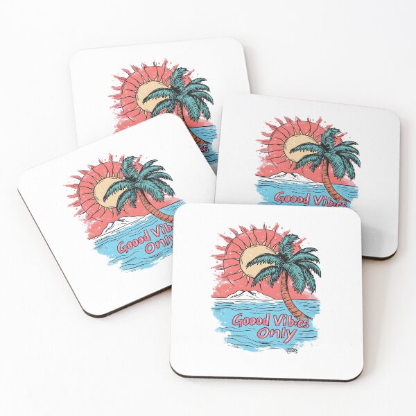 Item preview, Good Vibes Only Retro Summer Typography Shirt designed and sold by Ragil-Studio.