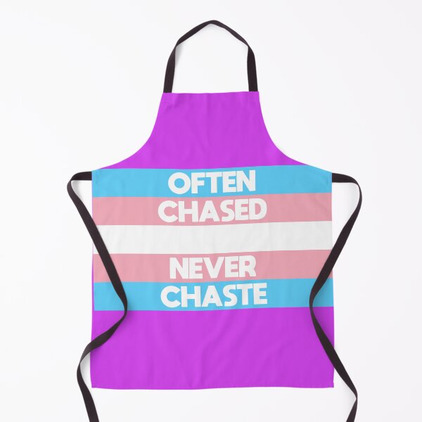 Item preview, Often chased. Never chaste. designed and sold by SubtlyPunk.