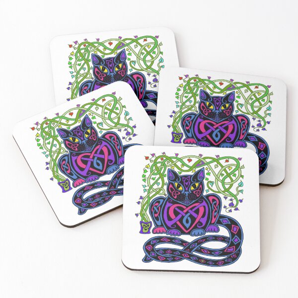Item preview, Celt Cat 85 Bisexual Pride designed and sold by ingridthecrafty.