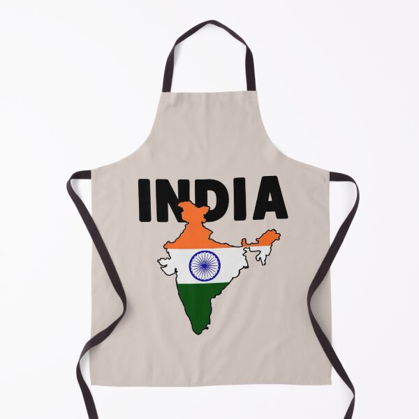 Item preview, India – National Flag Inside Country Map Design designed and sold by Myra365Art.