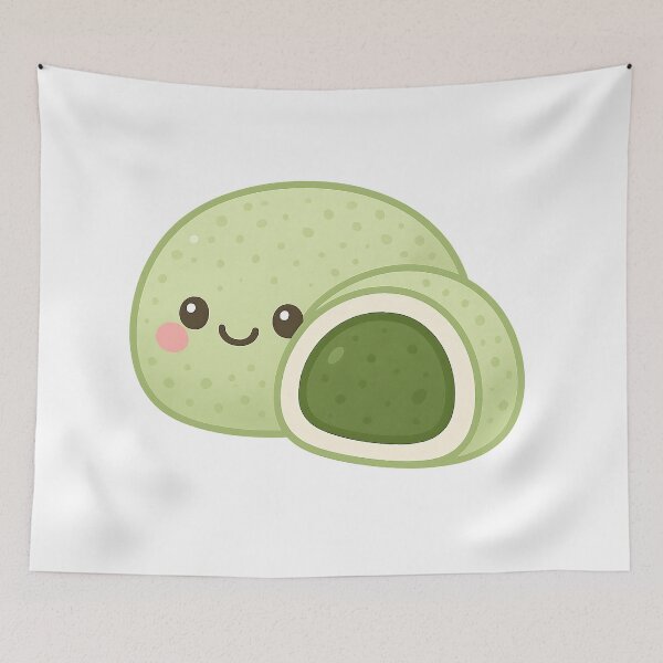 Item preview, Kawaii Matcha Mochi – Sweet Green Delight designed and sold by NipponPop.