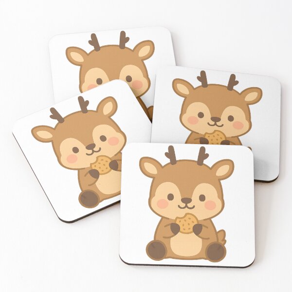Item preview, Kawaii Nara Deer – Senbei Snack Time designed and sold by NipponPop.