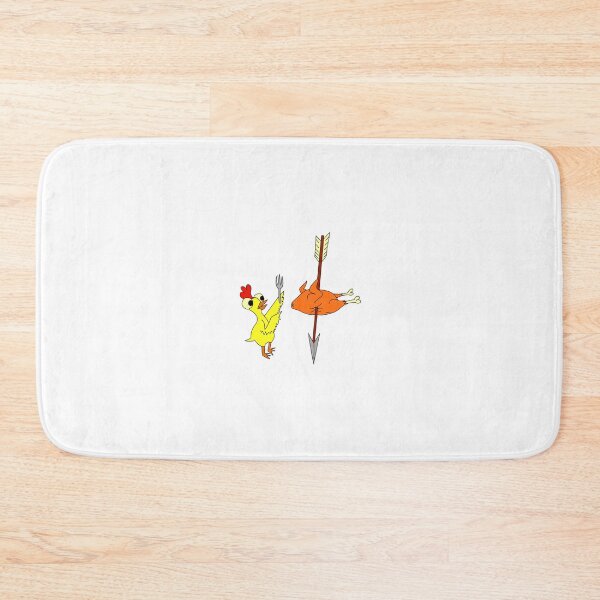 Item preview, Fork-Wielding Chicken Stares Down Roasted Cousin designed and sold by TheWitchCoven.